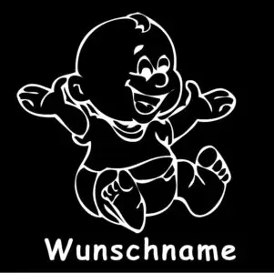 Baby on Board mit Name – Bild 3